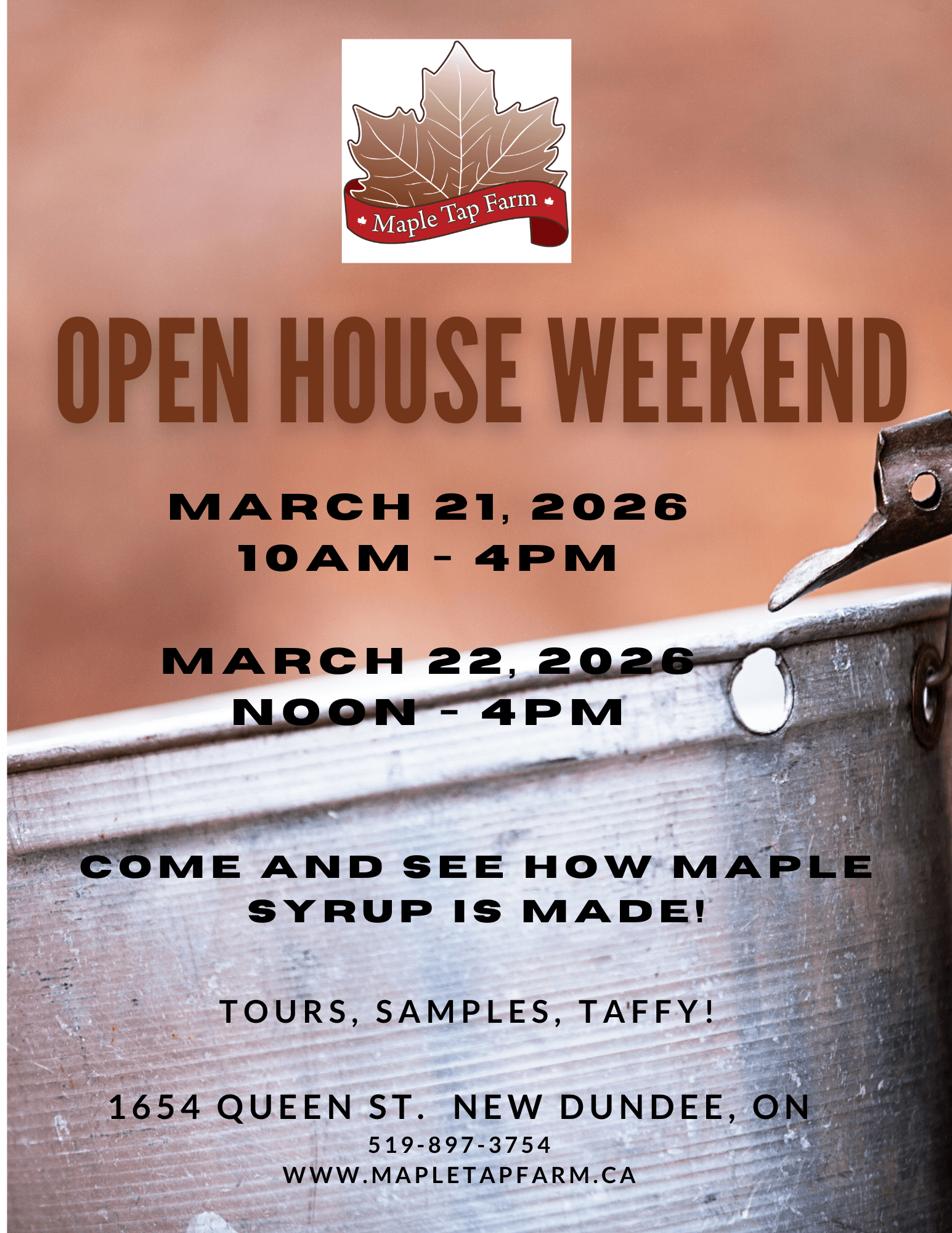 Open House 2026 - Maple Tap Farm